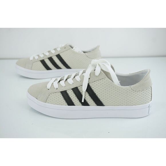 Adidas Women Courtvantage Lace-Up Running Sneaker Size 7 striped BB5204 - Picture 5 of 11